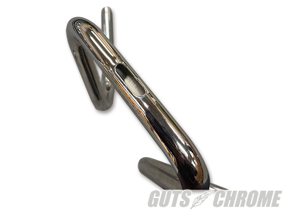 ▽クローム グルーブバー ヘコミ無し 電子スロットル対応｜ハーレー