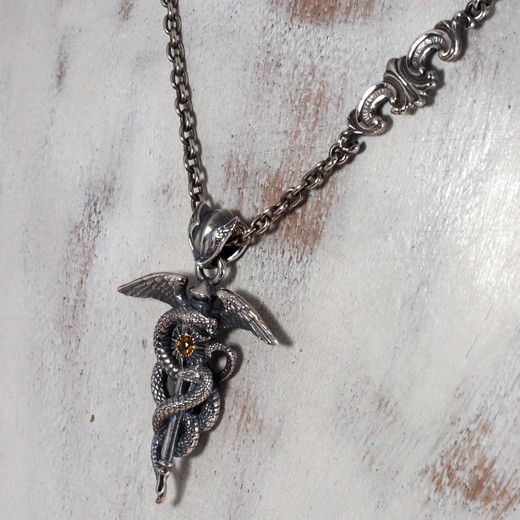 Caduceus｜Extra Model - Pendant - Collection｜Guardia - シルバー