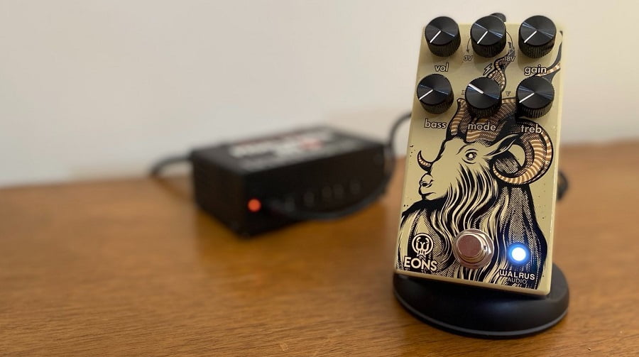 Walrus Audio Eons Review (pedal in hand) - Guitar Chalk