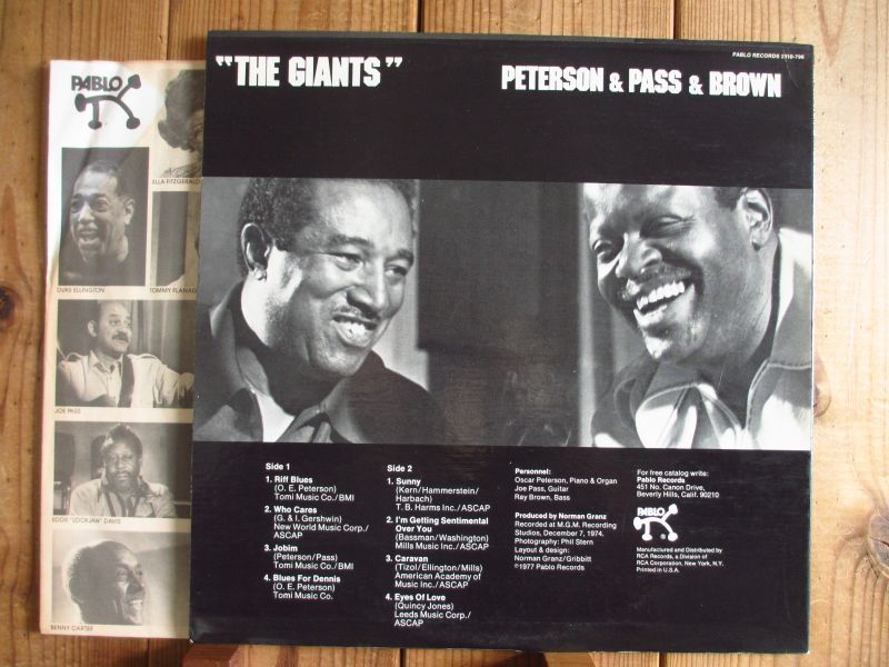 Joe Pass & Oscar Peterson & Ray Brown / The Giants - Guitar Records