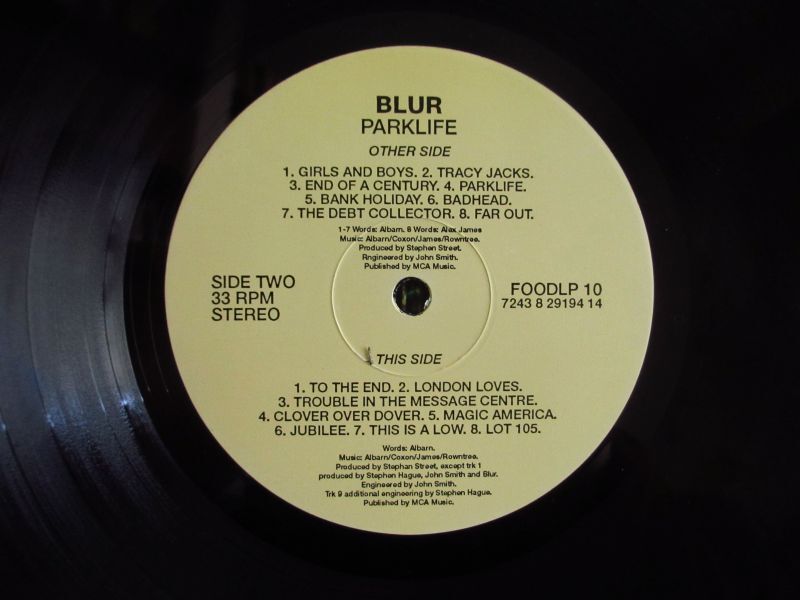 Blur / Parklife - Guitar Records