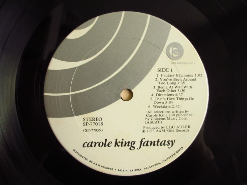 Carole King / Fantasy - Guitar Records