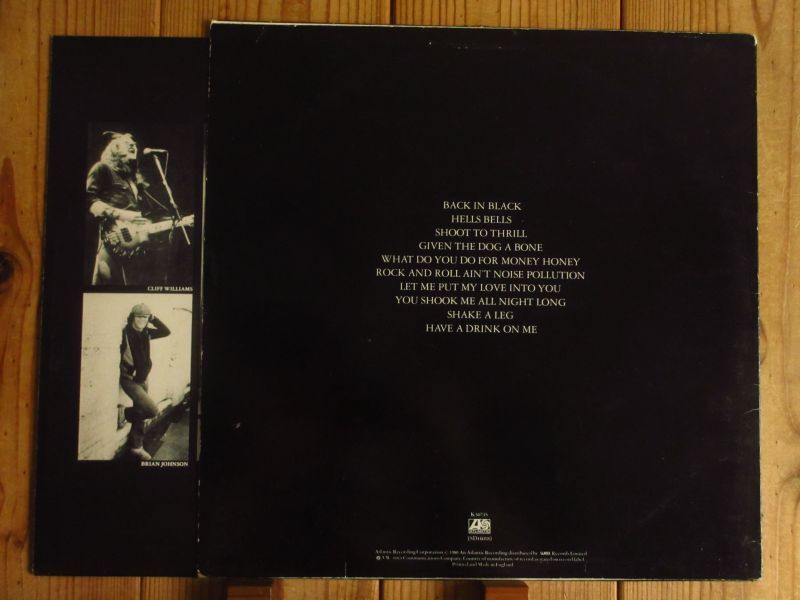 AC/DC / Back In Black - Guitar Records