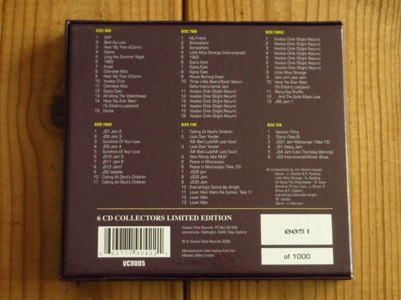 Jimi Hendrix ジミ・ヘンドリックス / Studio Sessions スタジオ