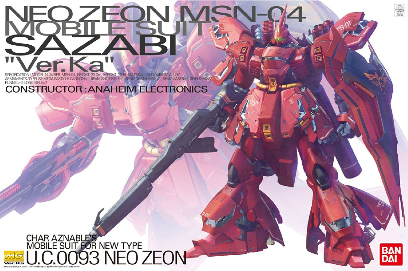 Ver.ka MG MSN-04 Sazabi - GundamPros