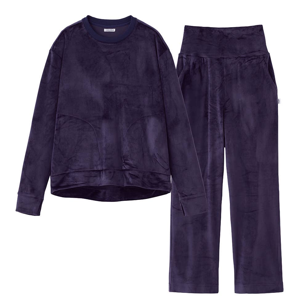 アルベロベロ刺繍付きフリースルームウェアセット アルベロベロ刺繍