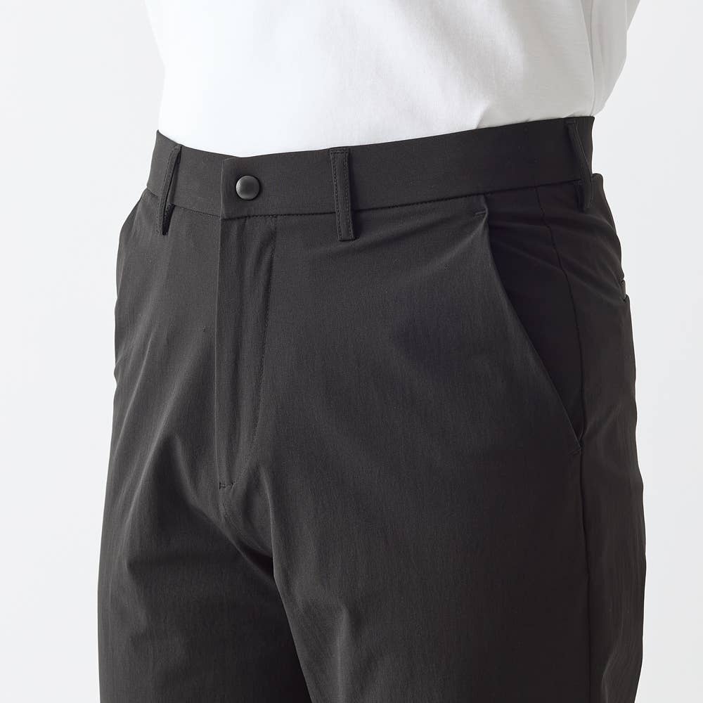 テーパード】ファスナー＆ベルトループ付き ストレッチパンツ BDV153