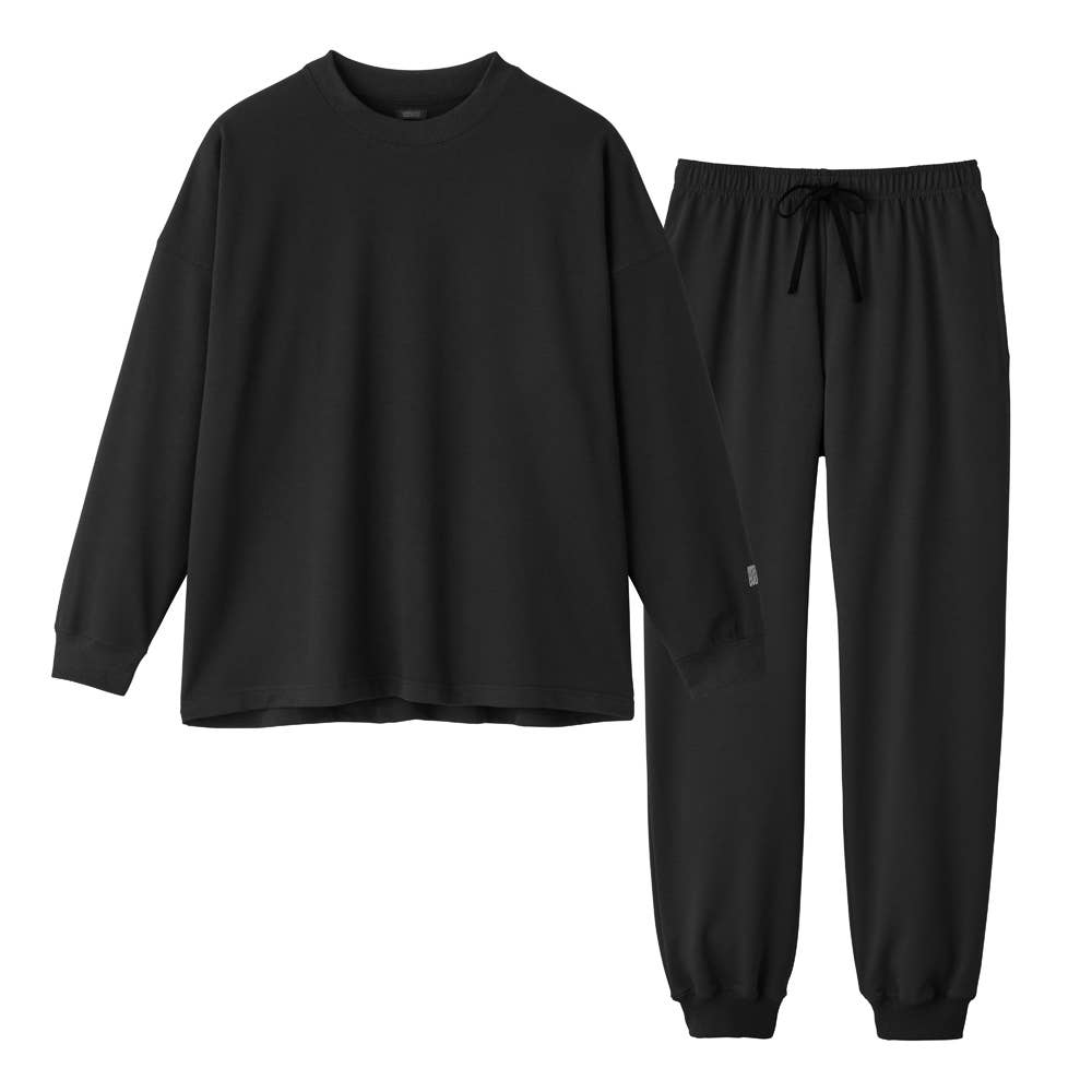 綿混リブ ミニ裏毛】ルームウエア 長袖長パンツ【SALE】 BDX471