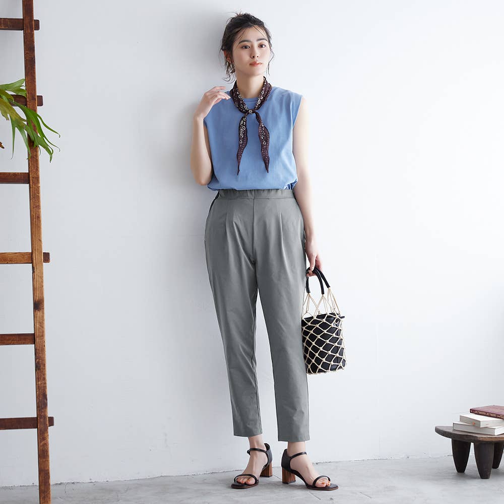 テーパード】軽量メッシュレギンスパンツ【SALE】 TZT671 :レディース