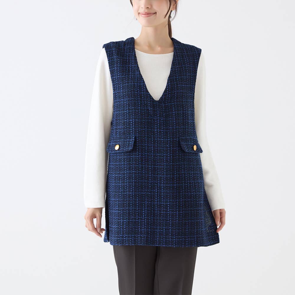 7DAYS LOOKS】ツイードベスト【SALE】 TZW652 :レディース トップス
