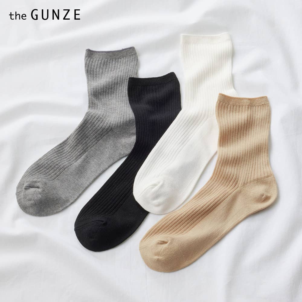綿100%】リブソックス ZGV504 :レディース 靴下・ソックス