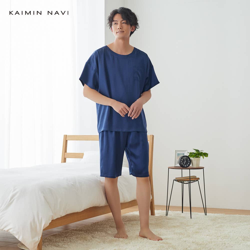 シルク 100％ 】 ルームウェア 半袖半パンツ【送料無料】 GM1983