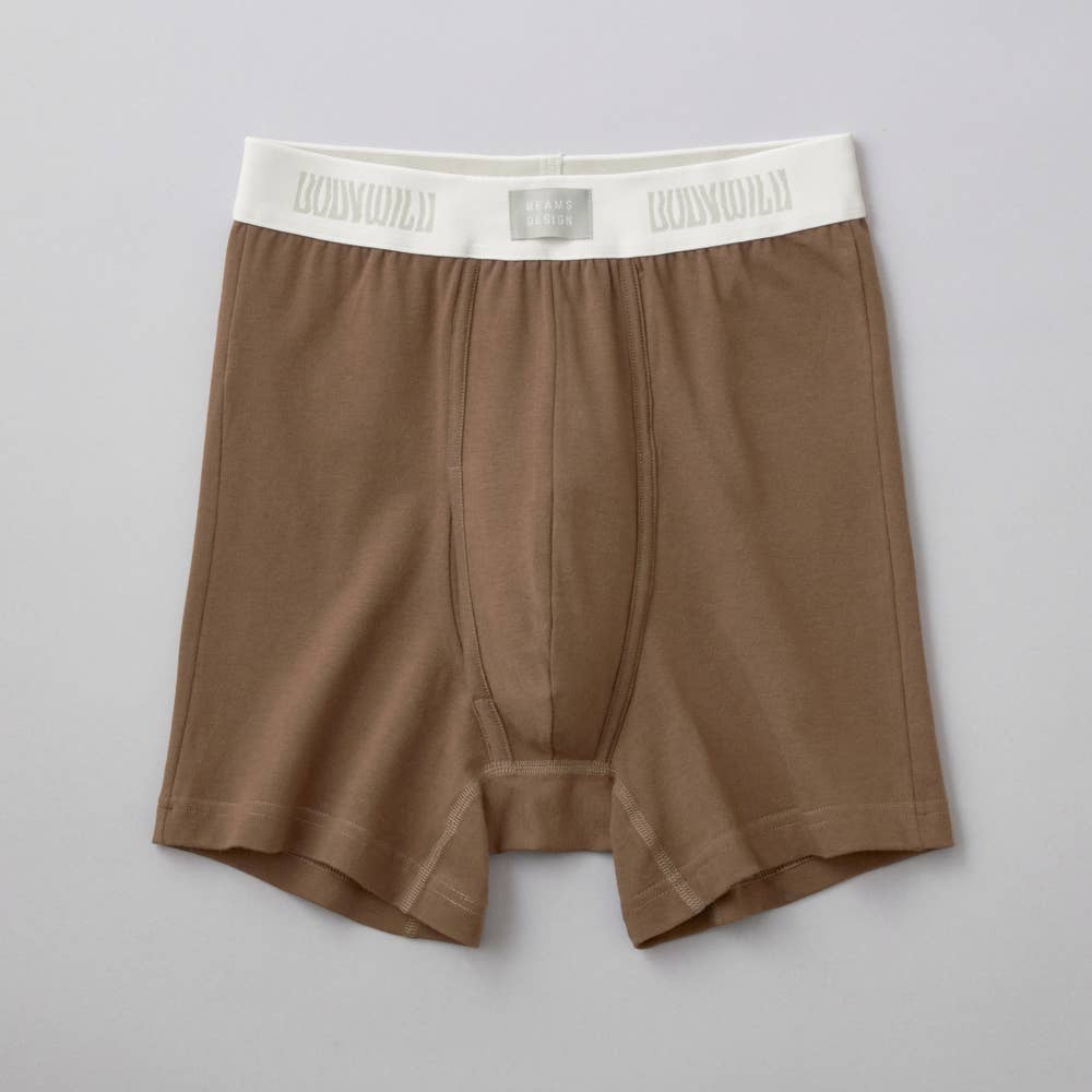 オーガニックコットン混】ボクサーパンツ（前あき）（股上深め）【SALE