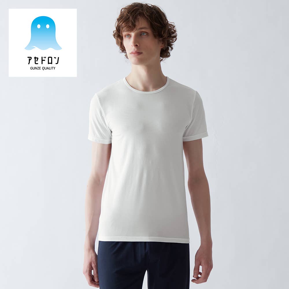 アセドロン】クルーネックTシャツ MCA613P :メンズ トップス