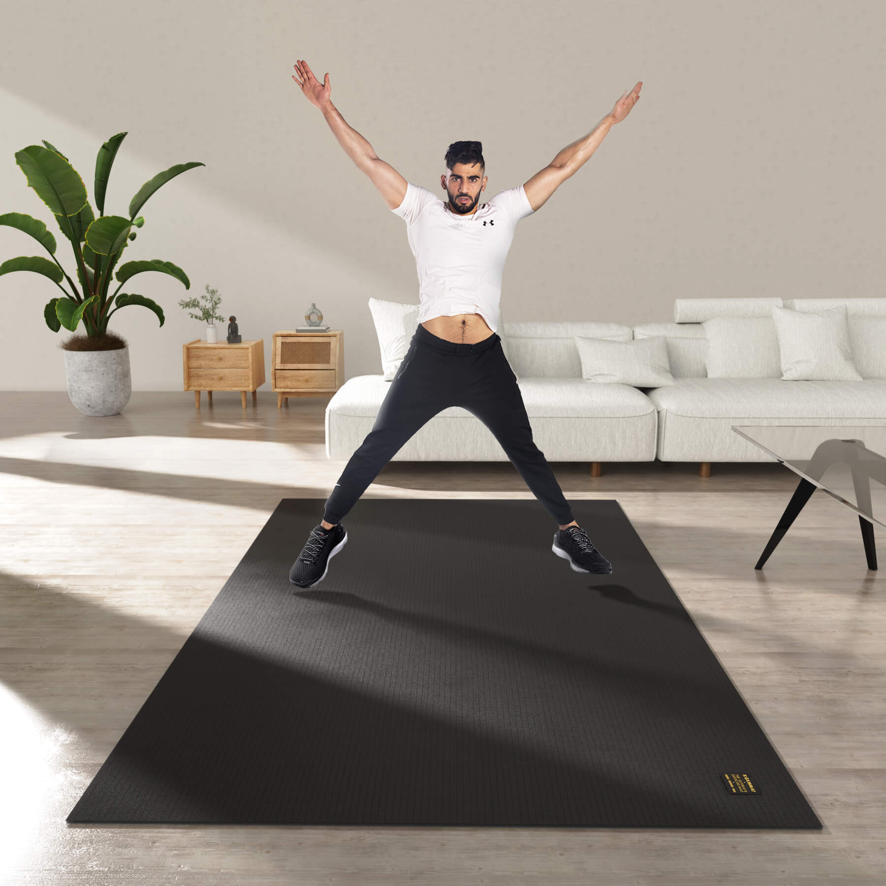 6'x4' Fitness Mat for Core Exercises | GXMMAT