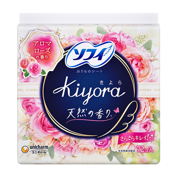ソフィ Kiyora やさしいローズ 72コ入｜ユニ・チャーム ダイレクト