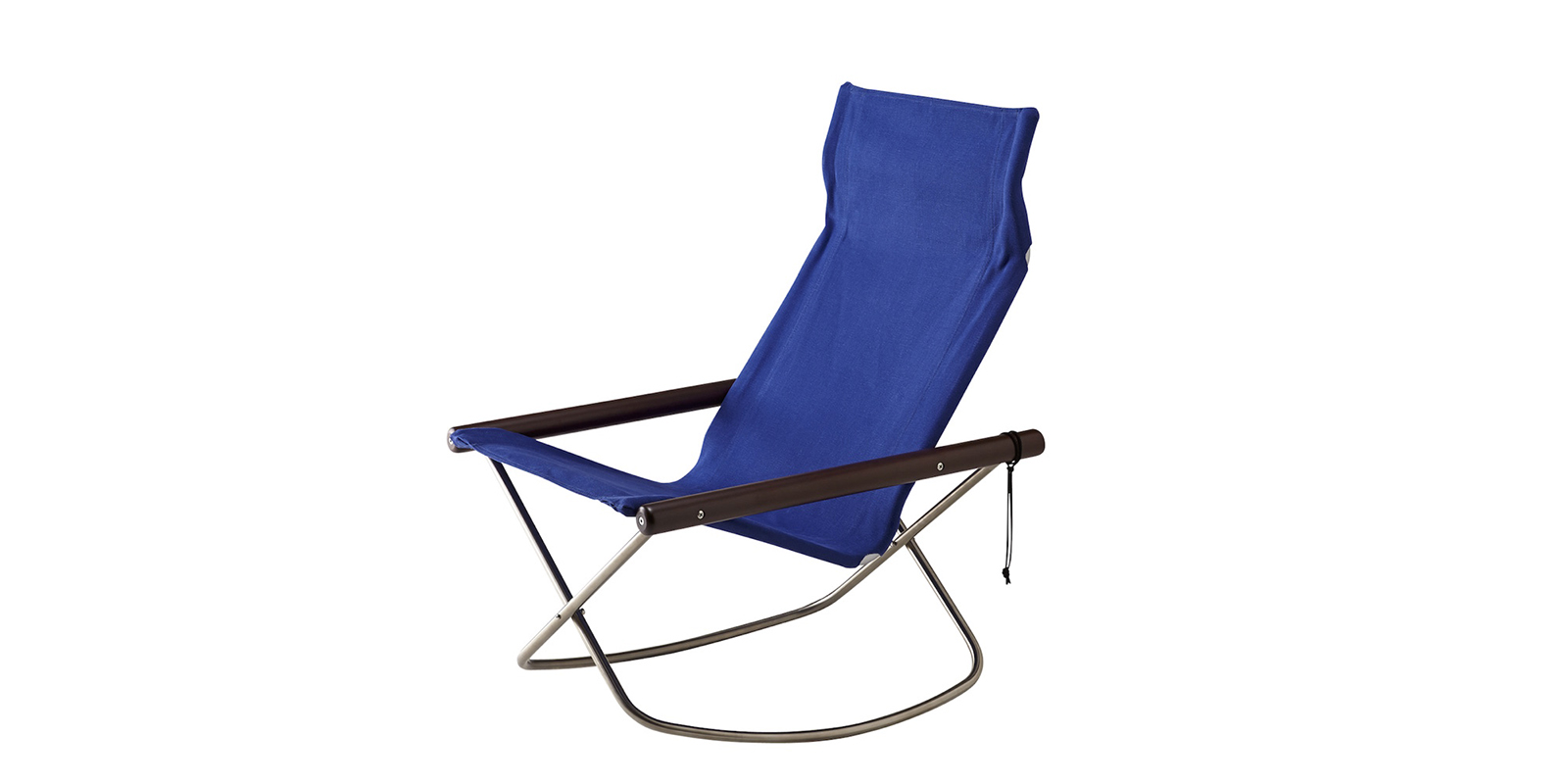 ニーチェアエックス ロッキング・ダークブラウン × ブルー | D&DEPARTMENT