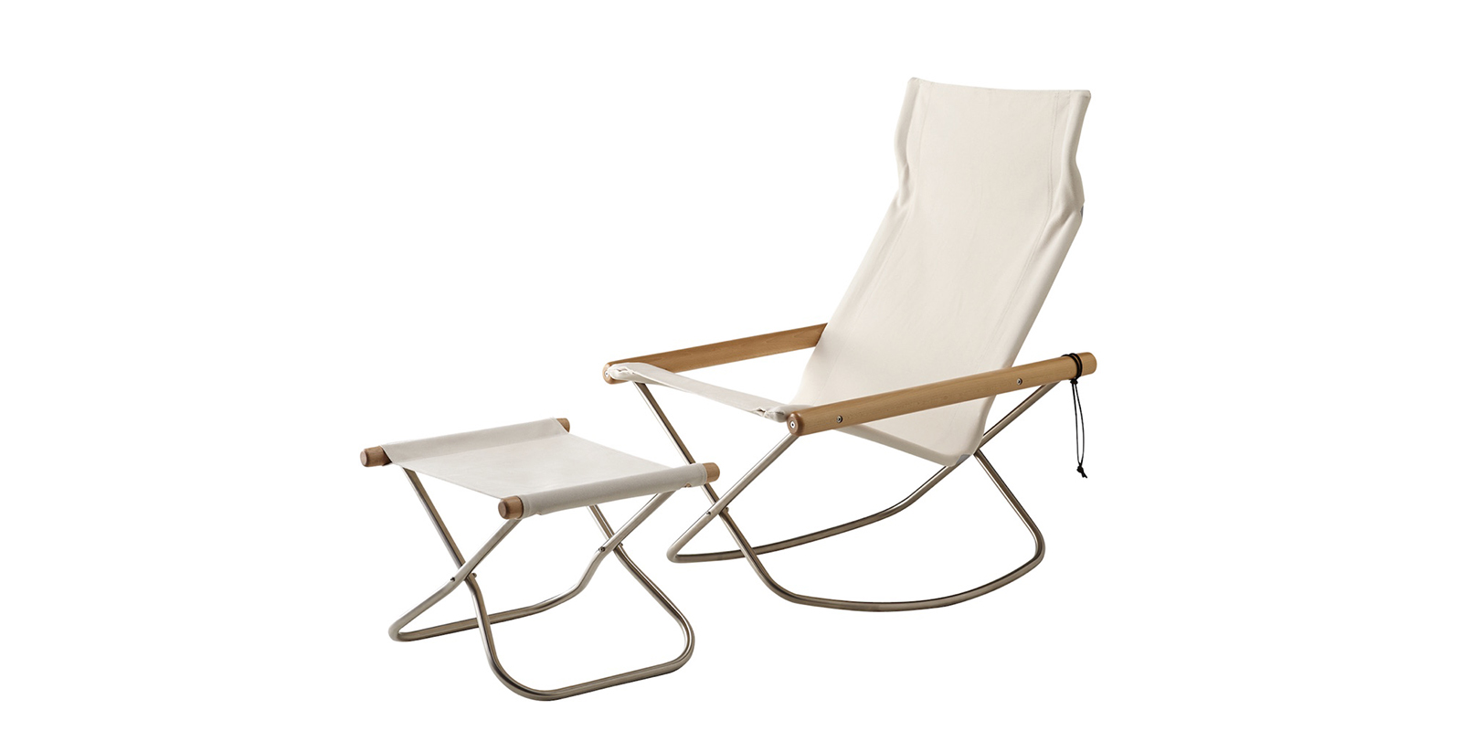 ニーチェアエックス ロッキング・ナチュラル × ホワイト | D&DEPARTMENT