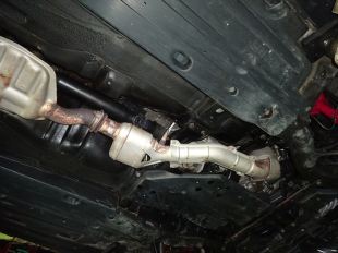 インプレッサ GDB EJ20 フロント＆センターパイプ 取付！｜車の