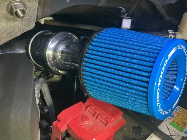 デリカ D:5にZERO1000パワーチャンバーとJAOSマフラーを取り付け