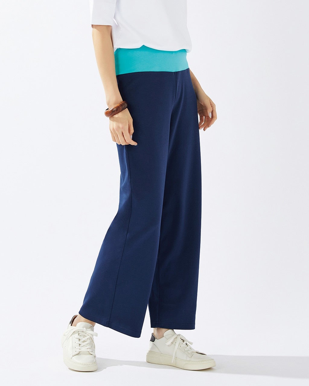 超長綿・ワイドストレートパンツ/DoCLASSE