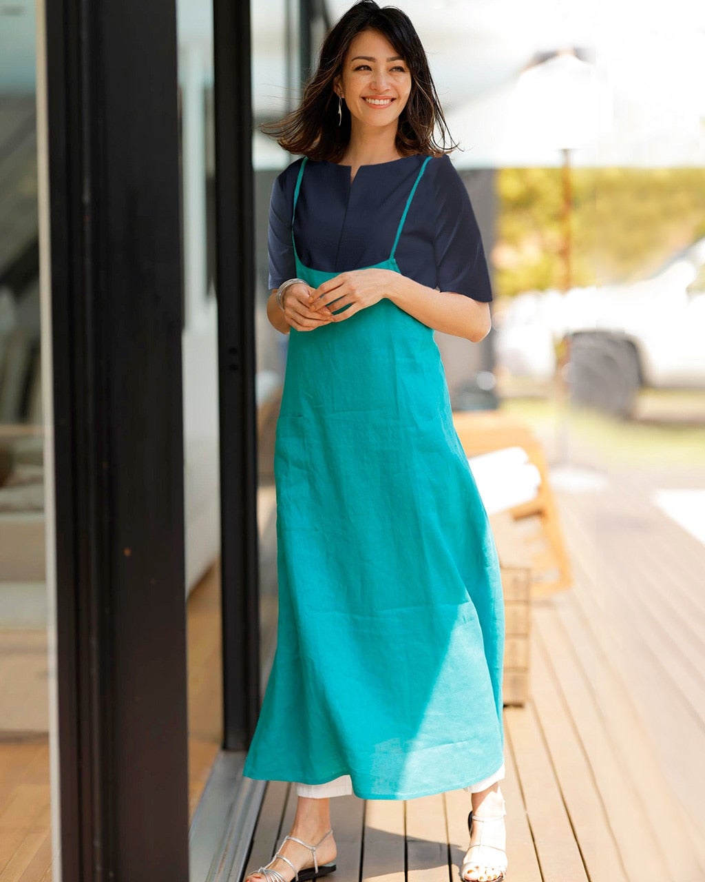 21番リネン・キャミワンピース/DoCLASSE