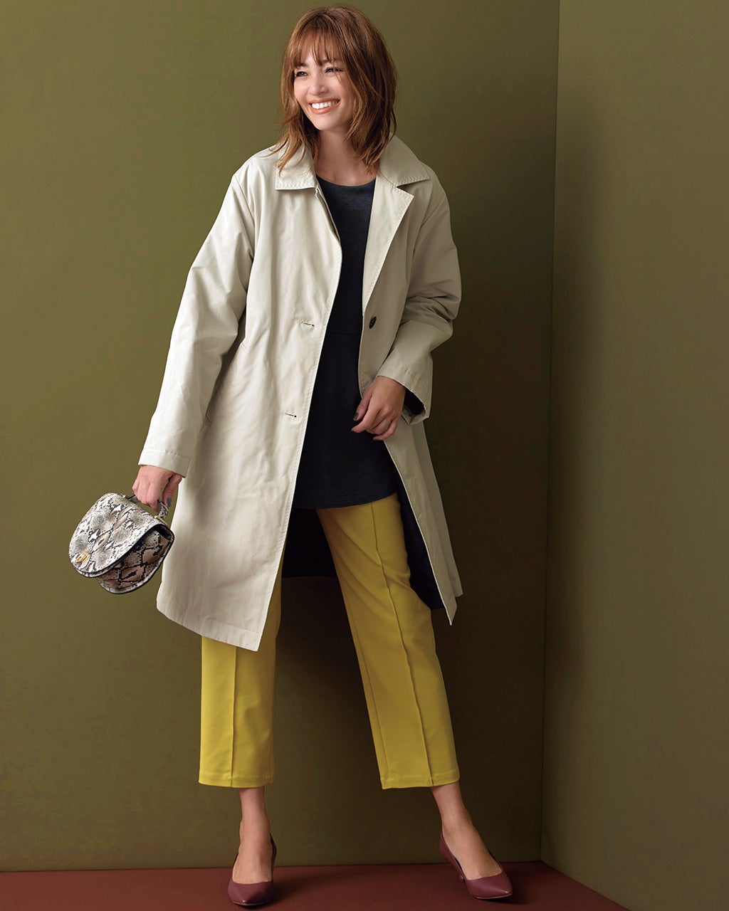 マジカルサーモ・ダブルステンカラーコート/DoCLASSE