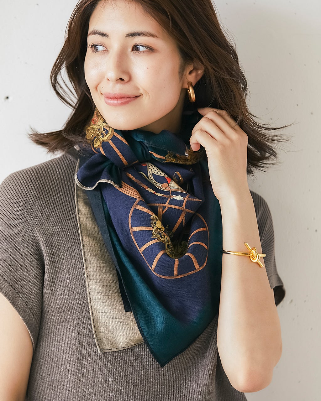 ダブルフェイス・スカーフ/DoCLASSE