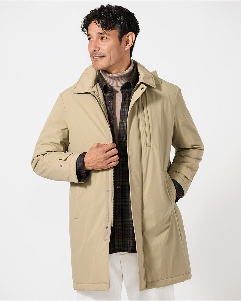 メンズ コート（ベージュ）一覧/40代50代からのファッション通販 DoCLASSE