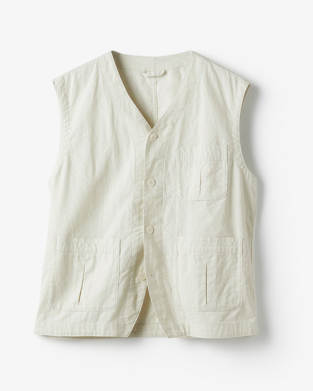 リネンコットンサマーベスト/DoCLASSE