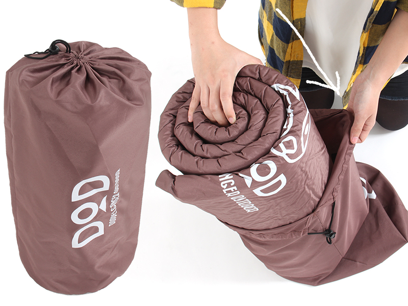 値下げしました。DOD わがやのシュラフ＋丸洗いシーツエアマット×2