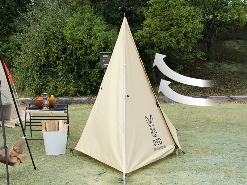 販売終了】カベテント TT5-521T TT5-521K - DOD（ディーオーディー