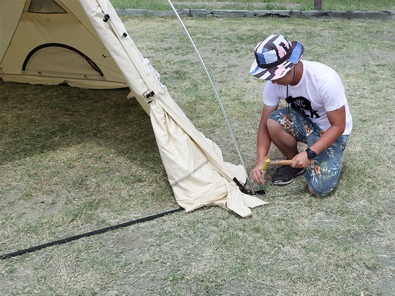 ファイヤーベース（ベージュ） T8-524-BG - DOD（ディーオーディー