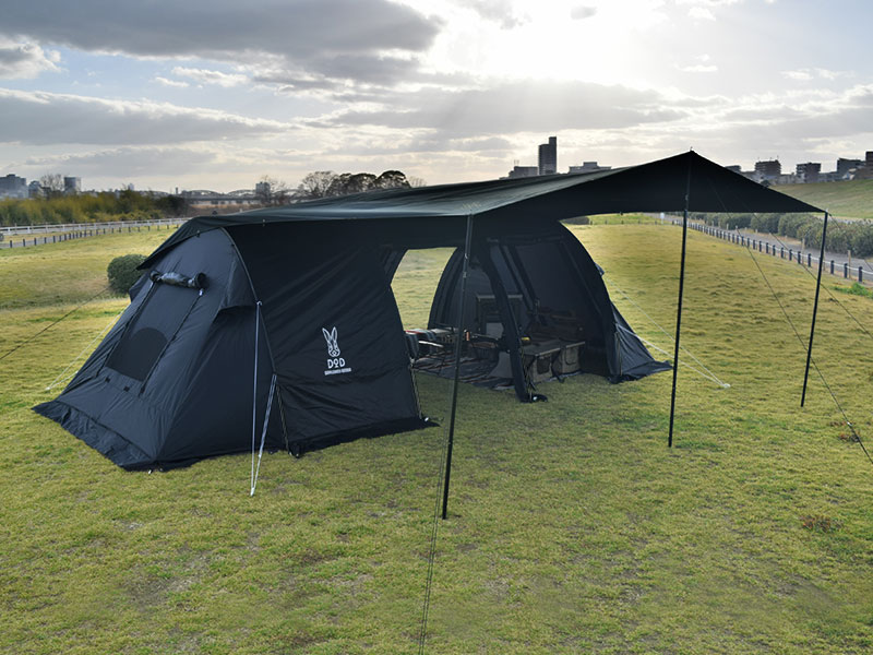 販売終了】カマボコテント2（ブラック） T5-489-BK - DOD（ディーオー