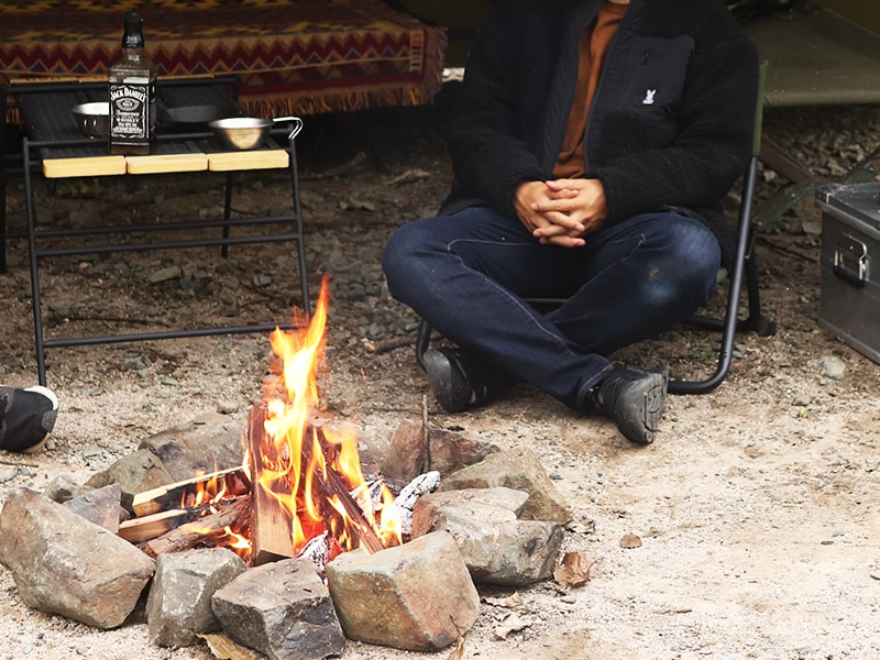 タキビチェア（カーキ ）C1-597‐KH - DOD（ディーオーディー）【公式