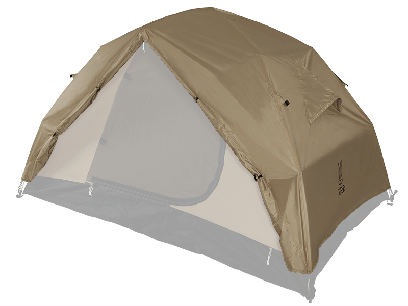 販売終了】ワンタッチカンガルーテント用フライシートS（タン） TF2