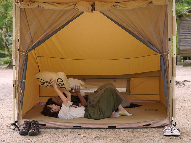 販売終了】TCサイドテントM（タン） T1-680-TN - DOD（ディーオー