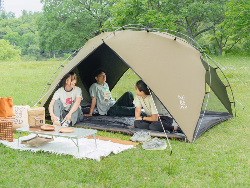 ノドグロシェード（カーキブラウン） TT5-163-BR - DOD（ディーオー