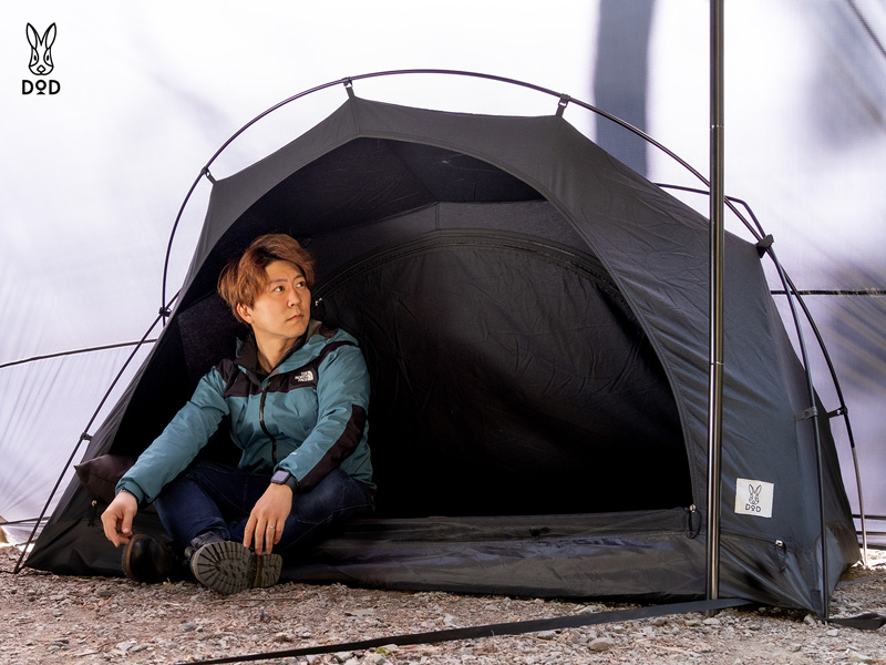フカヅメカンガルーテントSS（ブラック） T1-838-BK - DOD（ディーオー