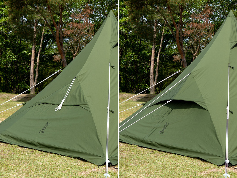 DOD 4x4 BASE TC テント カーキ ヨンヨンベースTC（カーキ） TT5-962