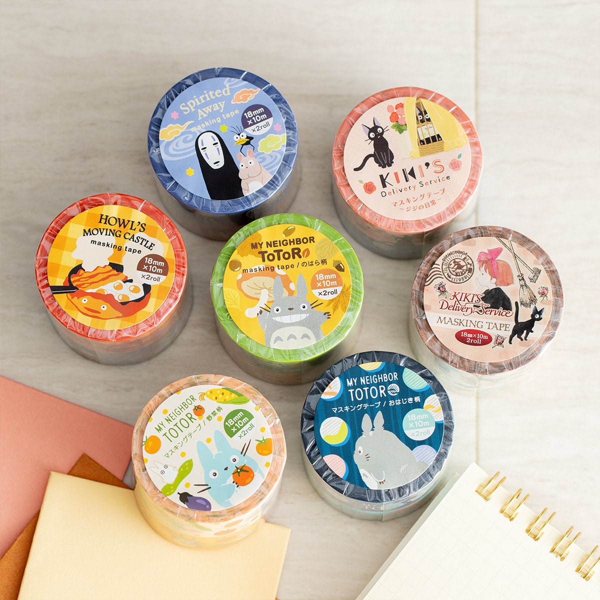 千と千尋の神隠し マスキングテープ 金平糖柄 | どんぐり共和国そらの