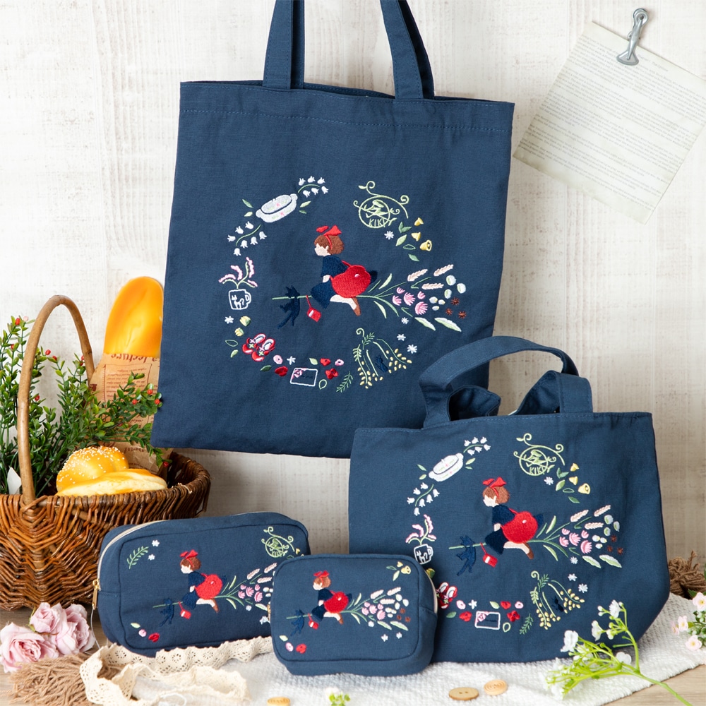 Donguri Closet】魔女の宅急便 フラワーリースの刺しゅうシリーズ