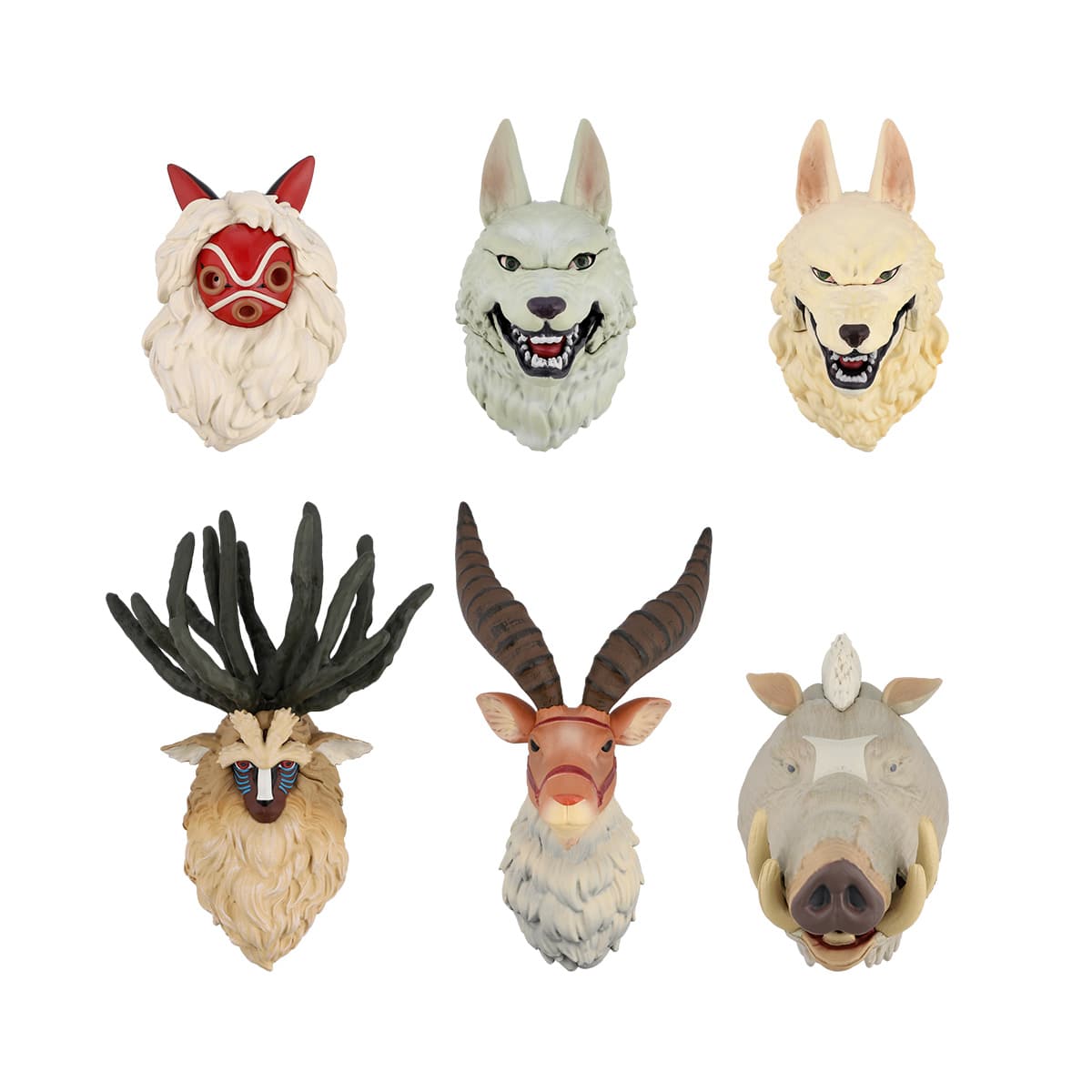 もののけ姫 フェイスマグネット もののけたち ※BOX販売※ | どんぐり