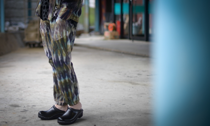 Vol.3896【South2 West8 : Bush Pant – Mesh Print – Tie Dye