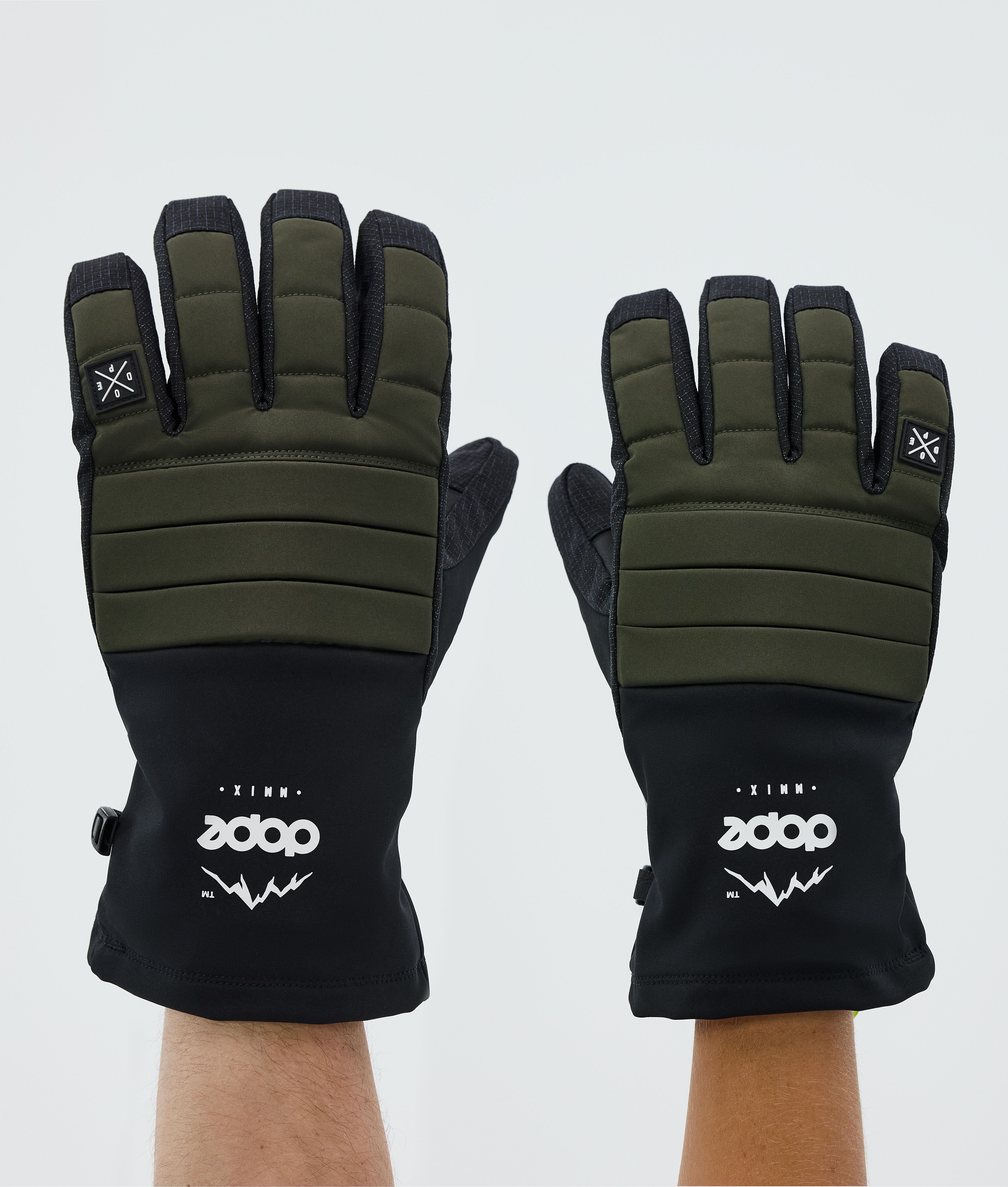 Dope Ace Ski Gloves Olive Green | Dopesnow.com