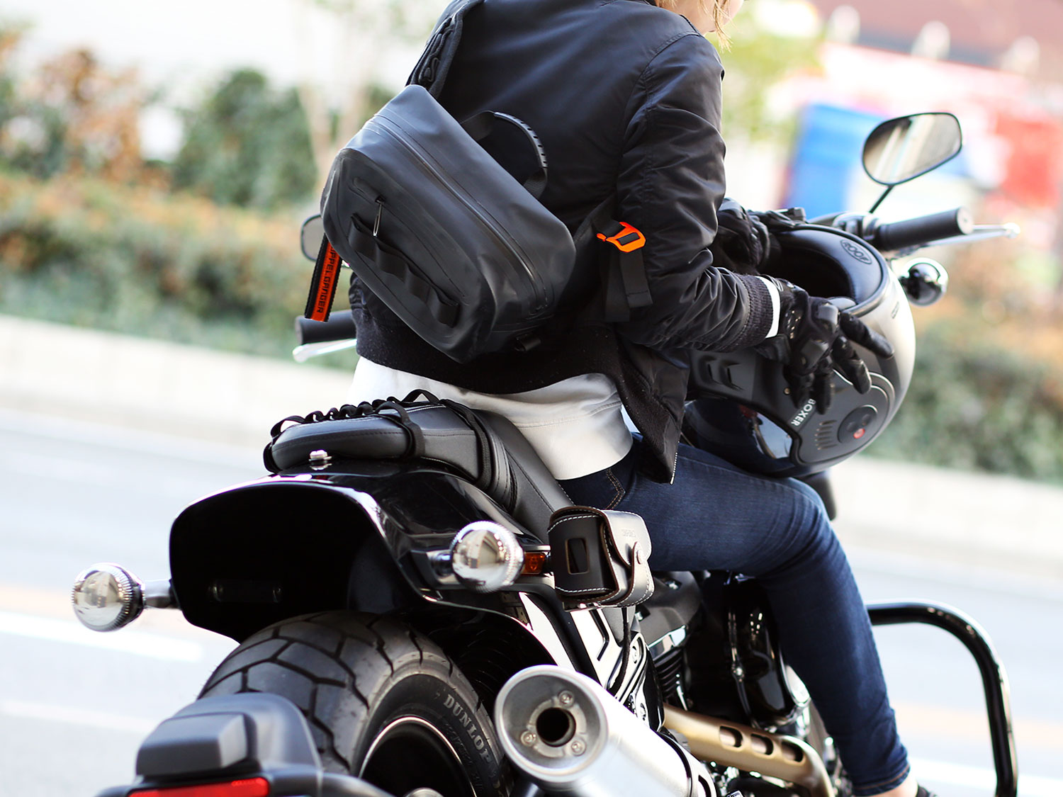 11日 TADY&KING ブラック ウエストポーチ バイカーさん向け バイカー