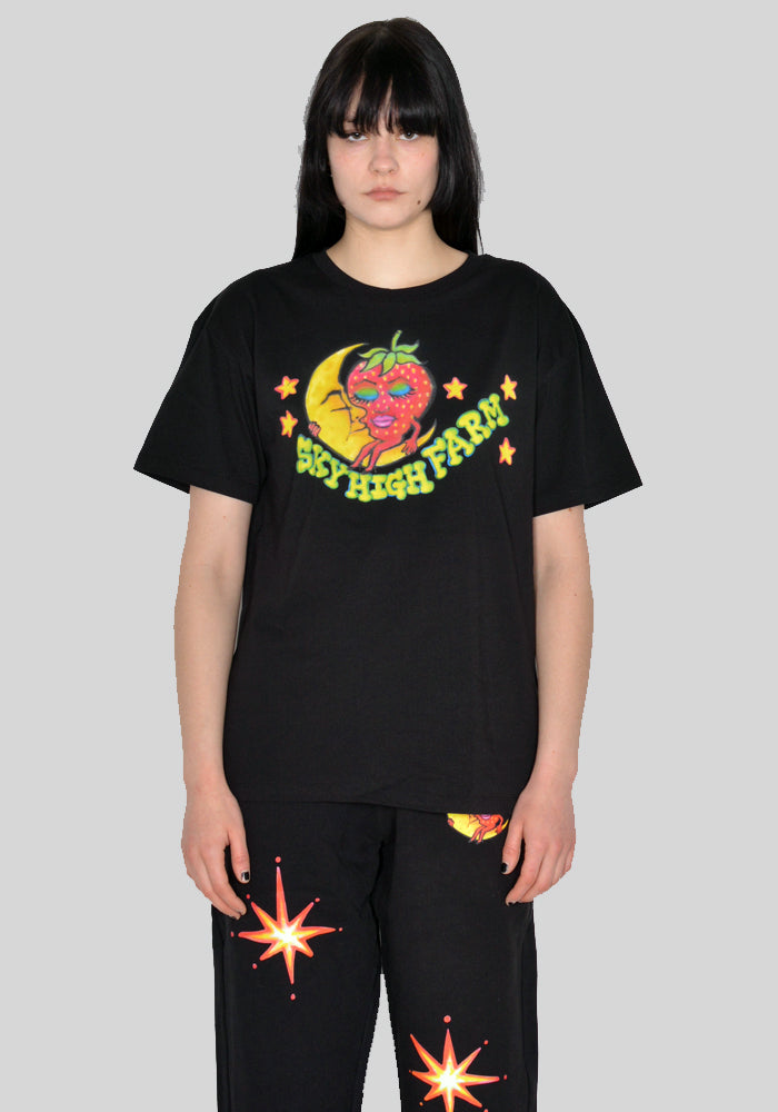 SKY HIGH FARM ALLY BO GRAPHIC T-SHIRT BLACK SS23 | DOSHABURI Shop