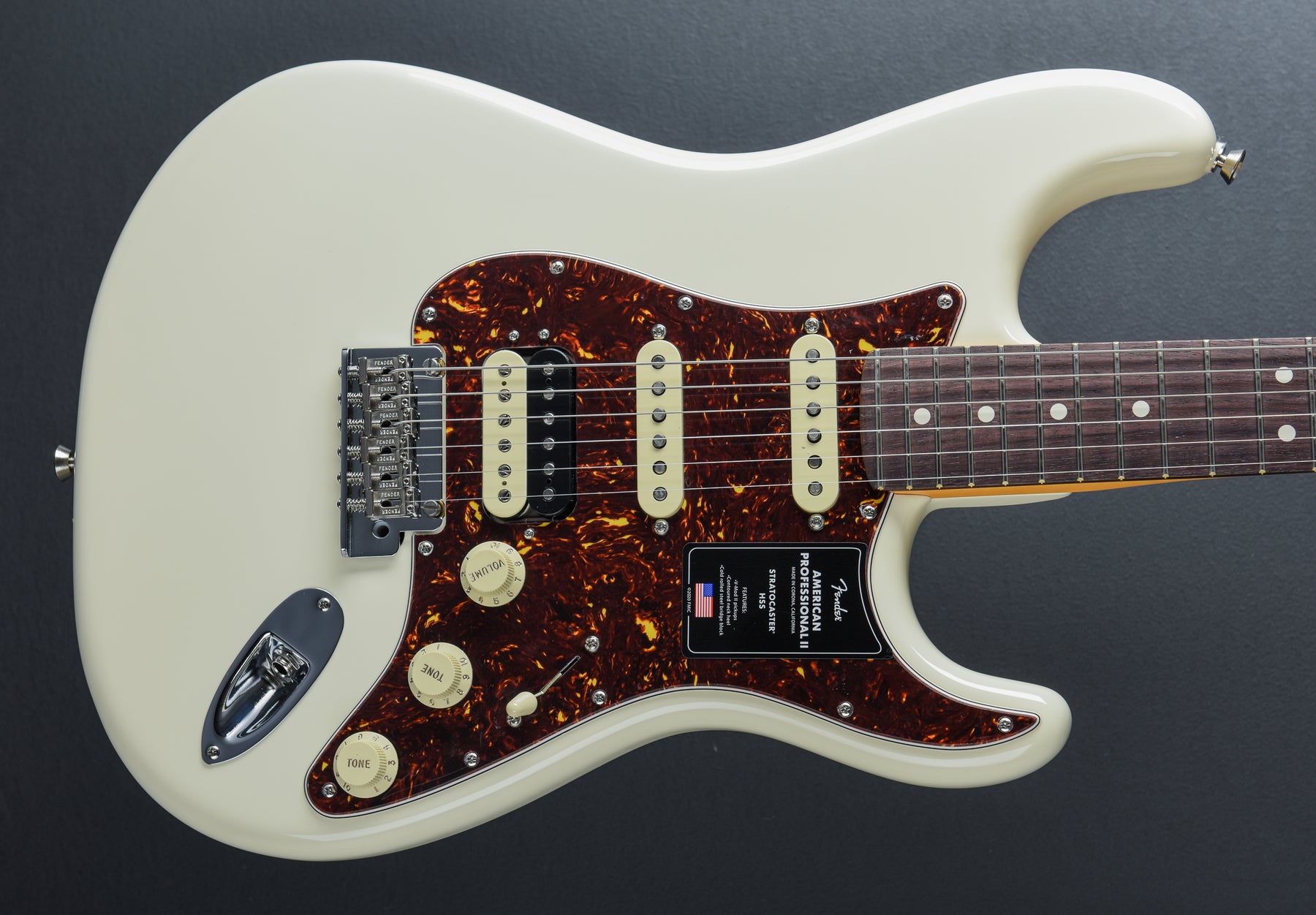 American Professional II Stratocaster HSS - Olympic White w