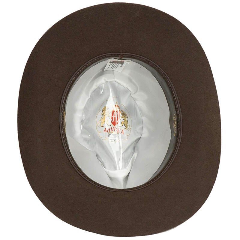58〜60cm AKUBRAフェドーラ/ジョニーデップ/ブラウン/ハット 58〜60cm
