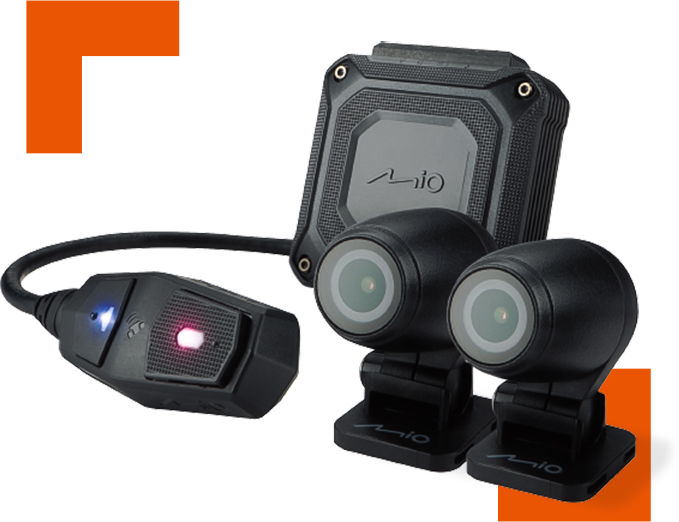 オートバイ専用GPSドライブレコーダー｜MIO M760D